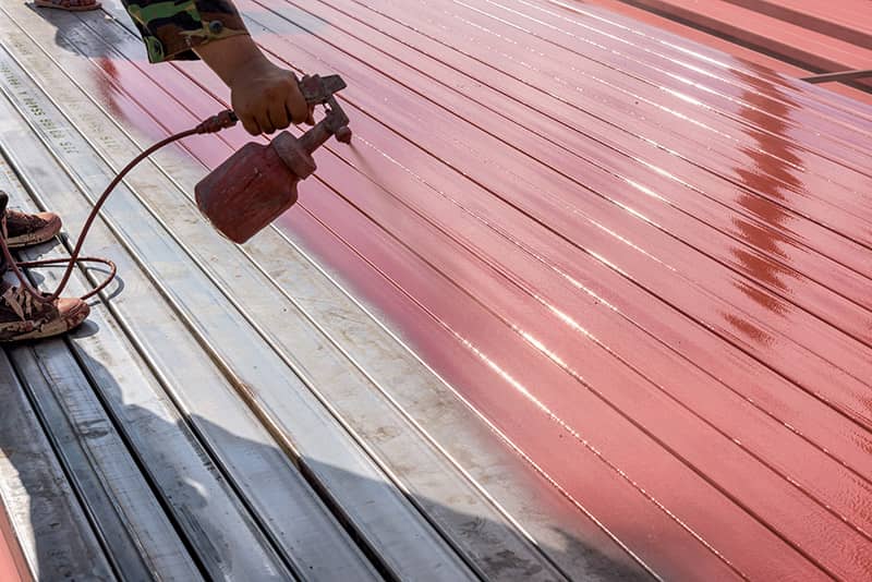 Commercial Metal Roof Coating